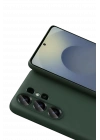 BFS  Samsung Galaxy S26 Ultra Nano içi Kadife Silikon - Koyu Yeşil