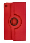 BFS  Samsung Galaxy T220 Tab A7 Lite 8.7 Kılıf 360 Tablet Deri Kılıf - Kırmızı