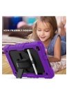 BFS  Samsung Galaxy T290 Tab A 8 Kılıf Pars Tablet Kapak - Mor