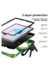BFS  Samsung Galaxy T500 Tab A7 10.4 Kılıf Griffin Tablet Kapak - Kamuflaj