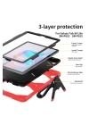 BFS  Samsung Galaxy T500 Tab A7 10.4 Kılıf Griffin Tablet Kapak - Kırmızı