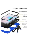 BFS  Samsung Galaxy T500 Tab A7 10.4 Kılıf Griffin Tablet Kapak - Mavi