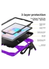 BFS  Samsung Galaxy T500 Tab A7 10.4 Kılıf Griffin Tablet Kapak - Mor