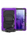 BFS  Samsung Galaxy T500 Tab A7 10.4 Kılıf Pars Tablet Kapak - Mor