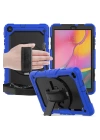 BFS  Samsung Galaxy T510 Tab A 10.1 Kılıf Pars Tablet Kapak - Mavi