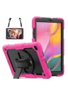 BFS  Samsung Galaxy T510 Tab A 10.1 Kılıf Pars Tablet Kapak - Pembe