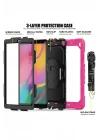 BFS  Samsung Galaxy T510 Tab A 10.1 Kılıf Pars Tablet Kapak - Pembe
