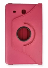 BFS  Samsung Galaxy T560 Tab E 9.7 Kılıf 360 Tablet Deri Kılıf - Pembe