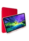 BFS  Samsung Galaxy T737 Tab S7 FE 12.4 Kılıf Kalemlikli Mars Tablet Kılıfı - Kırmızı
