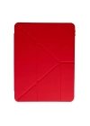 BFS  Samsung Galaxy T737 Tab S7 FE 12.4 Kılıf Kalemlikli Mars Tablet Kılıfı - Kırmızı