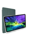 BFS  Samsung Galaxy T737 Tab S7 FE 12.4 Kılıf Kalemlikli Mars Tablet Kılıfı - Koyu Yeşil