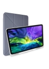 BFS  Samsung Galaxy T737 Tab S7 FE 12.4 Kılıf Kalemlikli Mars Tablet Kılıfı - Lila