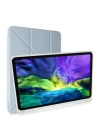 BFS  Samsung Galaxy T737 Tab S7 FE 12.4 Kılıf Kalemlikli Mars Tablet Kılıfı - Mavi
