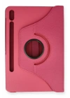 BFS  Samsung Galaxy T860 Tab S6 10.5 Kılıf 360 Tablet Deri Kılıf - Pembe