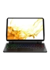 BFS  Samsung Galaxy T870 Tab S7 11 Kılıf Eternal Ledli Klavyeli Tablet Kılıfı - Siyah