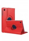 BFS  Samsung Galaxy Tab A11 360 Tablet Deri Kılıf - Kırmızı