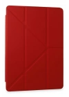 BFS  Samsung Galaxy Tab A9 Plus Kılıf Kalemlikli Mars Tablet Kılıfı - Kırmızı