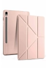 BFS Samsung Galaxy Tab S10 FE Plus 13.1 Kalemlikli Mars Tablet Kılıfı - Rose Gold