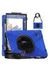 BFS  Samsung Galaxy X200 Tab A8 10.5 Kılıf Amazing Tablet Kapak - Mavi