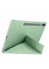 BFS  Samsung Galaxy X510 Tab S9 FE 11 Kılıf Kalemlikli Mars Tablet Kılıfı - Açık Yeşil
