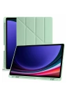 BFS  Samsung Galaxy X510 Tab S9 FE 11 Kılıf Kalemlikli Mars Tablet Kılıfı - Açık Yeşil