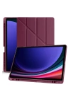 BFS  Samsung Galaxy X510 Tab S9 FE 11 Kılıf Kalemlikli Mars Tablet Kılıfı - Mor
