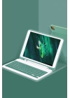 BFS  Samsung Galaxy X510 Tab S9 FE 11 Kılıf KC01 Smart Klavyeli Tablet Kılıfı - Koyu Yeşil
