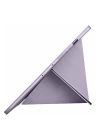BFS  Samsung Galaxy X610 Tab S9 FE Plus 12.4 Kılıf Kalemlikli Mars Tablet Kılıfı - Açık Mor