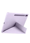 BFS  Samsung Galaxy X610 Tab S9 FE Plus 12.4 Kılıf Kalemlikli Mars Tablet Kılıfı - Açık Mor