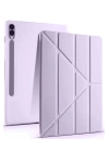 BFS  Samsung Galaxy X610 Tab S9 FE Plus 12.4 Kılıf Kalemlikli Mars Tablet Kılıfı - Açık Mor