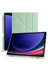 BFS  Samsung Galaxy X610 Tab S9 FE Plus 12.4 Kılıf Kalemlikli Mars Tablet Kılıfı - Açık Yeşil