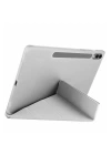 BFS  Samsung Galaxy X610 Tab S9 FE Plus 12.4 Kılıf Kalemlikli Mars Tablet Kılıfı - Gri