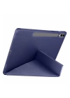 BFS  Samsung Galaxy X610 Tab S9 FE Plus 12.4 Kılıf Kalemlikli Mars Tablet Kılıfı - Lacivert