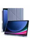 BFS  Samsung Galaxy X610 Tab S9 FE Plus 12.4 Kılıf Kalemlikli Mars Tablet Kılıfı - Lila