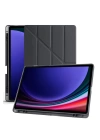 BFS  Samsung Galaxy X610 Tab S9 FE Plus 12.4 Kılıf Kalemlikli Mars Tablet Kılıfı - Siyah