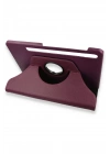 BFS  Samsung Galaxy X800 Tab S8 Plus 12.4 Kılıf 360 Tablet Deri Kılıf - Mürdüm