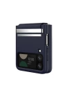 BFS Samsung Galaxy Z Flip 3 Kılıf Belt Flip Kapak - Lacivert