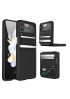 BFS Samsung Galaxy Z Flip 3 Kılıf Belt Flip Kapak - Siyah
