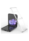 BFS  Samsung Galaxy Z Flip 3 Kılıf Fold TPU Silikon - Şeffaf