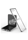 BFS  Samsung Galaxy Z Flip 4 Kılıf Fold Element Kapak - Gümüş