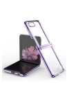 BFS  Samsung Galaxy Z Flip 4 Kılıf Fold Element Kapak - Mor