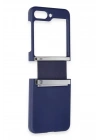 BFS Samsung Galaxy Z Flip 5 Kılıf Belt Flip Kapak - Lacivert