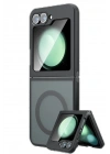 BFS Samsung Galaxy Z Flip 5 Kılıf Blur Fold Magsafe Kapak - Mat Siyah