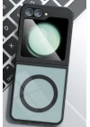 BFS Samsung Galaxy Z Flip 5 Kılıf Blur Fold Magsafe Kapak - Mat Siyah