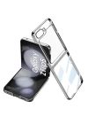 BFS  Samsung Galaxy Z Flip 5 Kılıf Fold Element Kapak - Gümüş