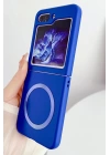 BFS  Samsung Galaxy Z Flip 5 Kılıf Mata Fold Kapak - Siyah