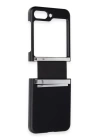 BFS Samsung Galaxy Z Flip 6 Kılıf Belt Flip Kapak - Siyah