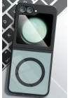 BFS  Samsung Galaxy Z Flip 6 Kılıf Blur Fold Magsafe Kapak - Siyah