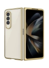 BFS  Samsung Galaxy Z Fold 3 Kılıf Fold Element Kapak - Gold