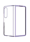 BFS  Samsung Galaxy Z Fold 3 Kılıf Fold Element Kapak - Mor